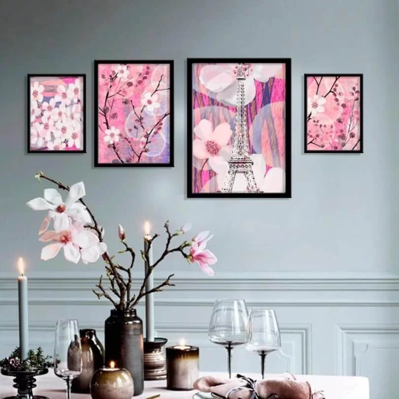 ideias de quadros para cozinha pequena