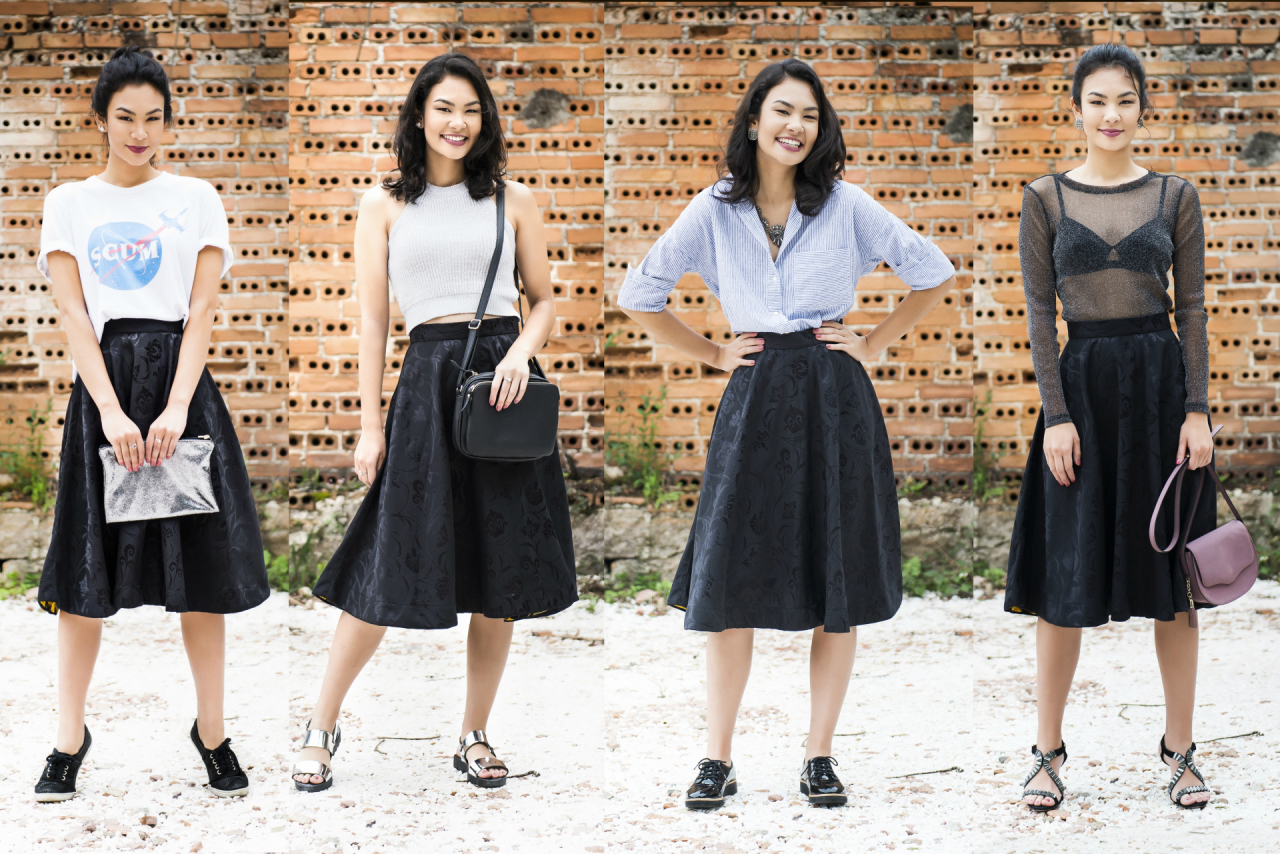 Acessórios essenciais para complementar seu look com saia midi