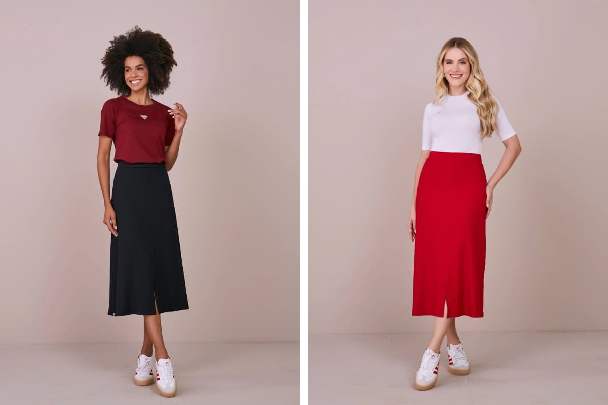 Guia completo: Como escolher a saia midi perfeita para o seu tipo de corpo