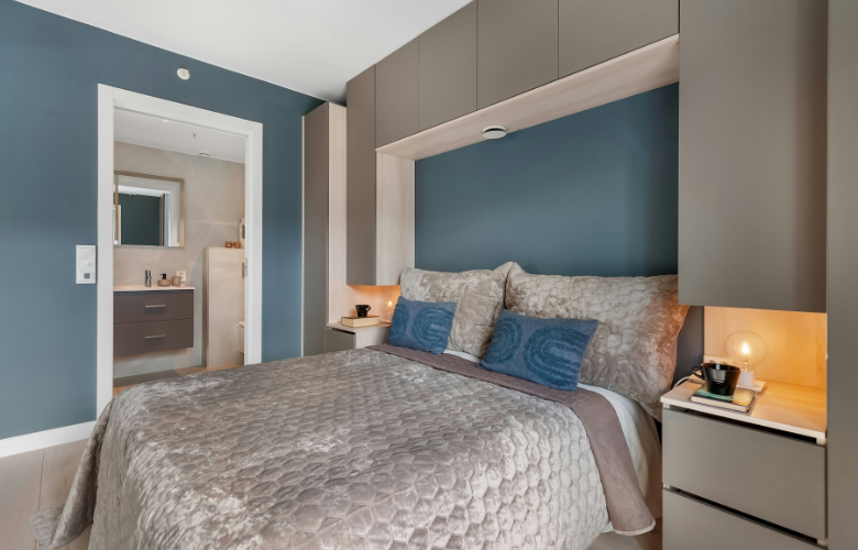 como decorar quarto azul gastando pouco