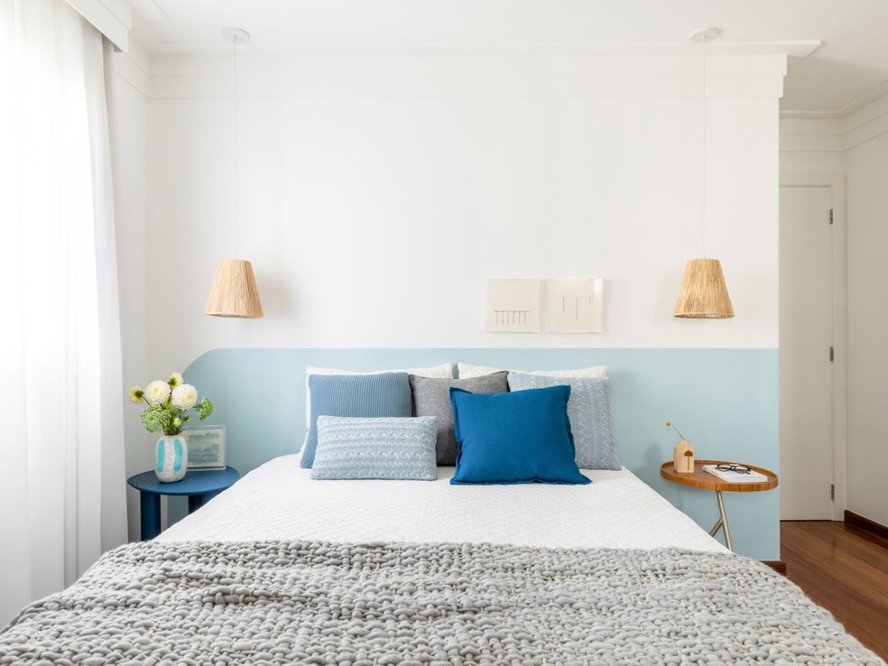 melhores ideias quarto azul decorado