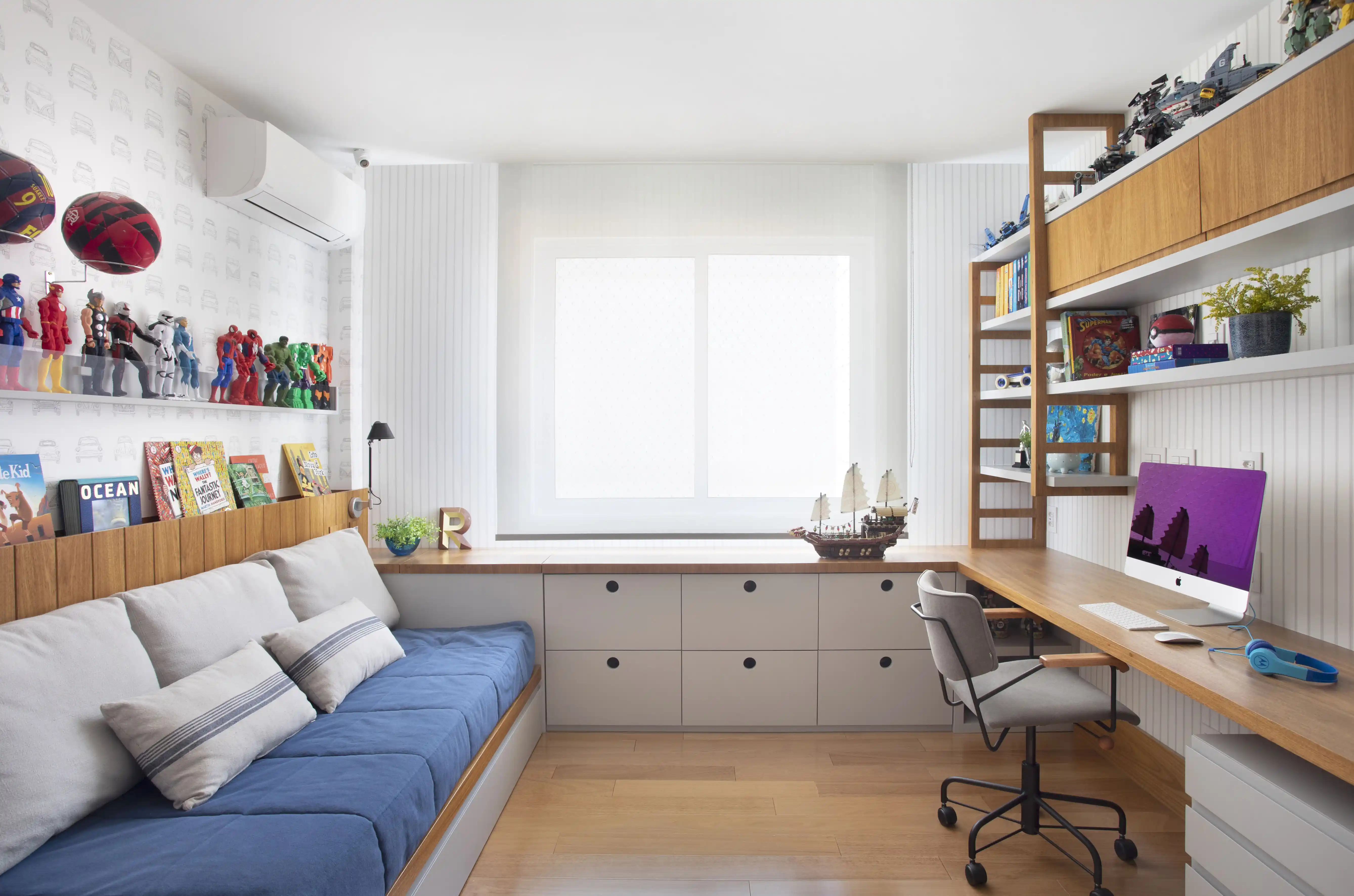 Móveis Planejados para Otimizar o Espaço do Seu Quarto-Escritório