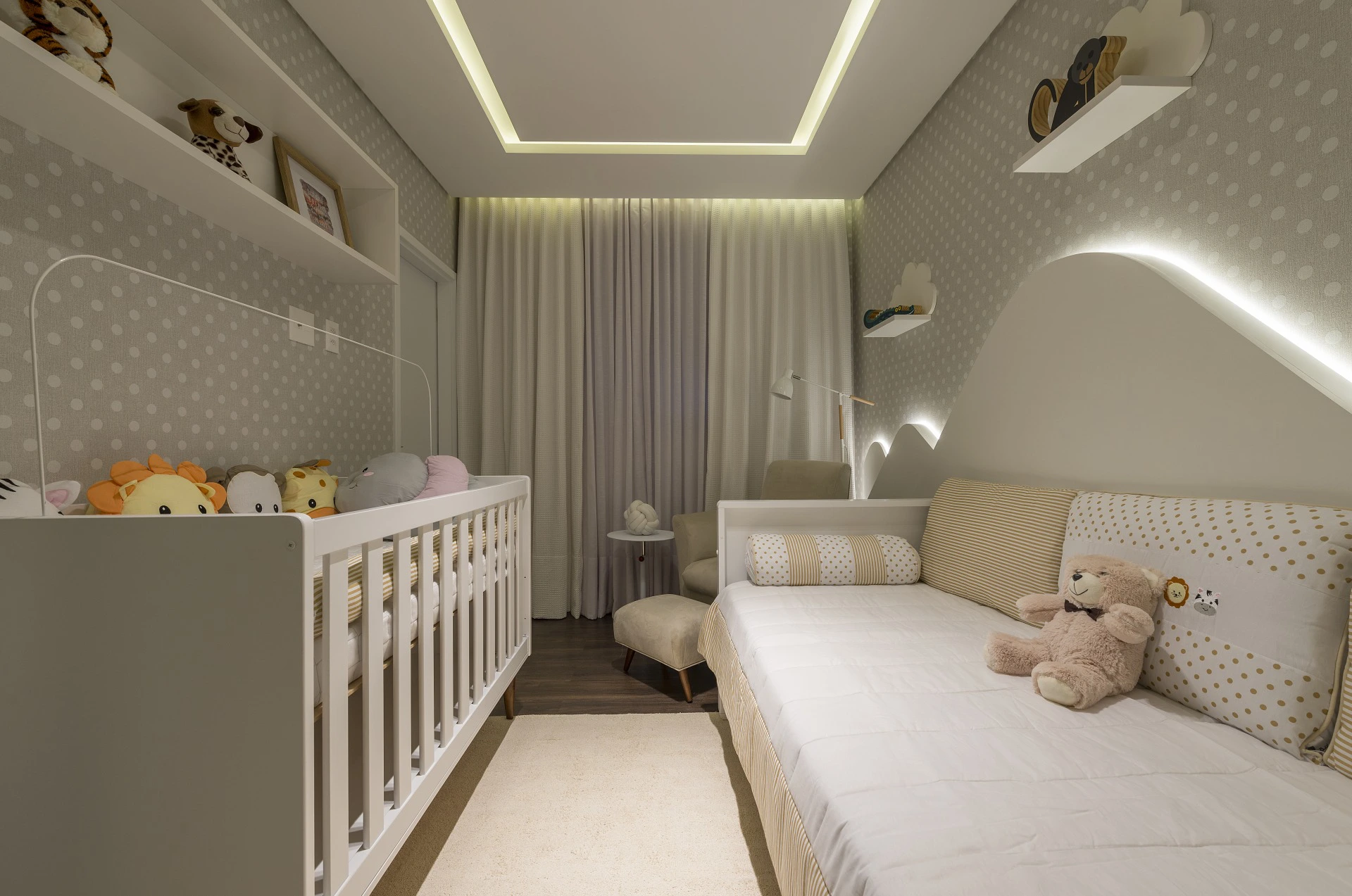 quarto de bebê clássico