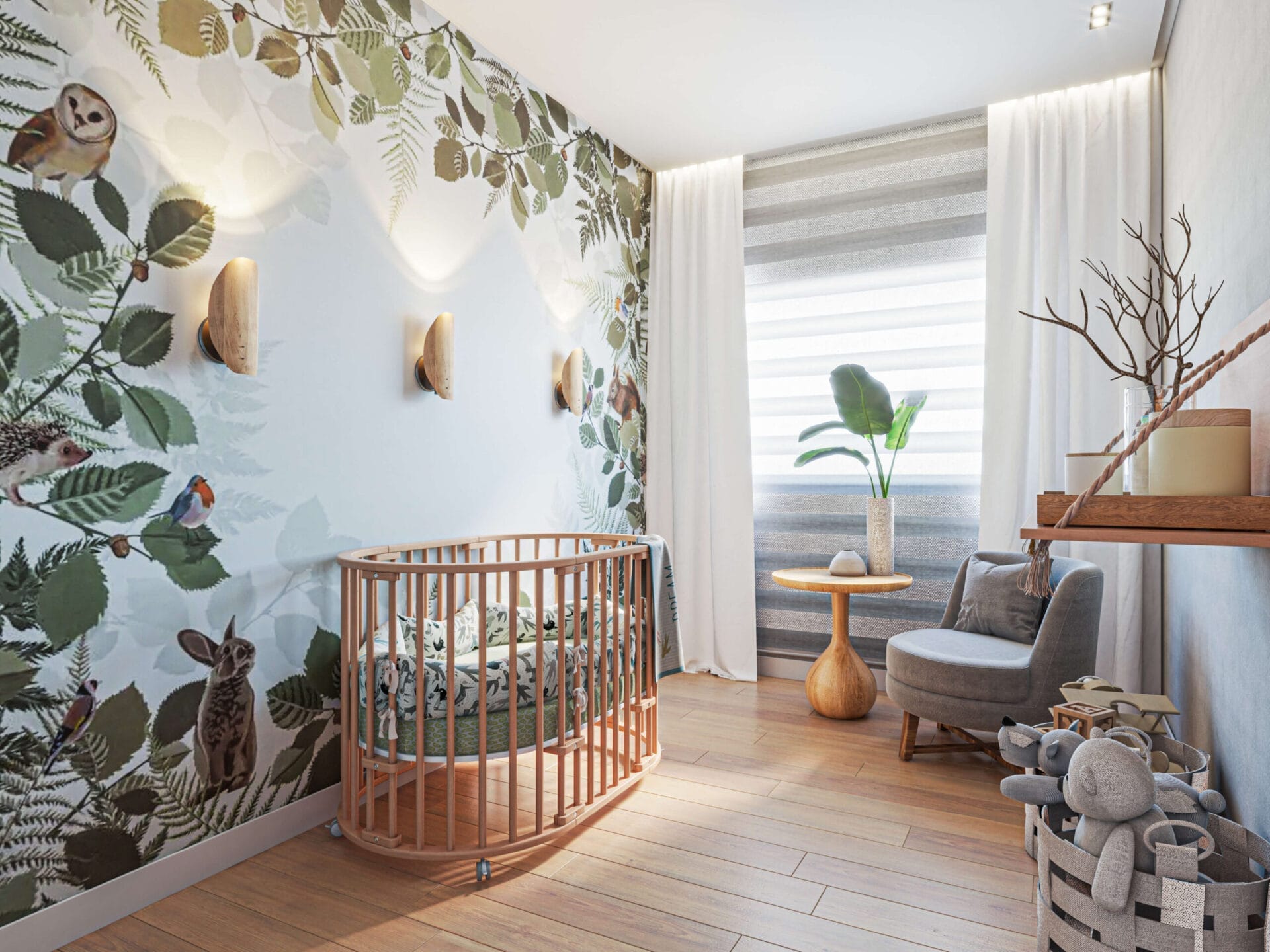 quarto de bebê clássico