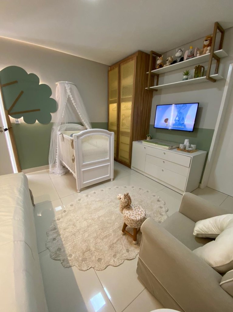 ideias de decoração quarto de bebê moderno