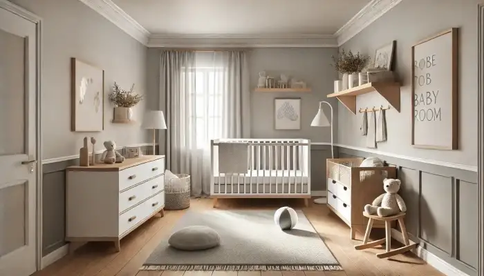 quanto custa decorar um quarto de bebê neutro moderno