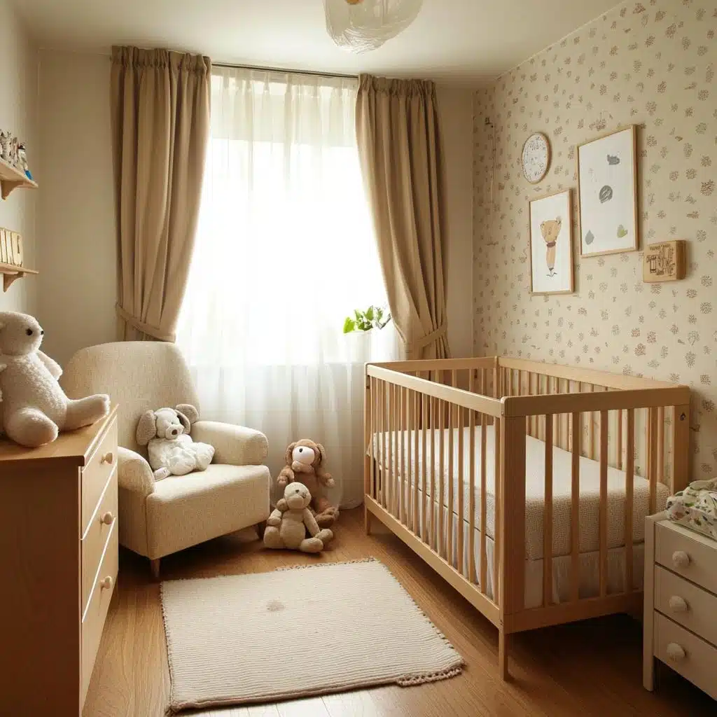 quarto de bebe neutro moderno