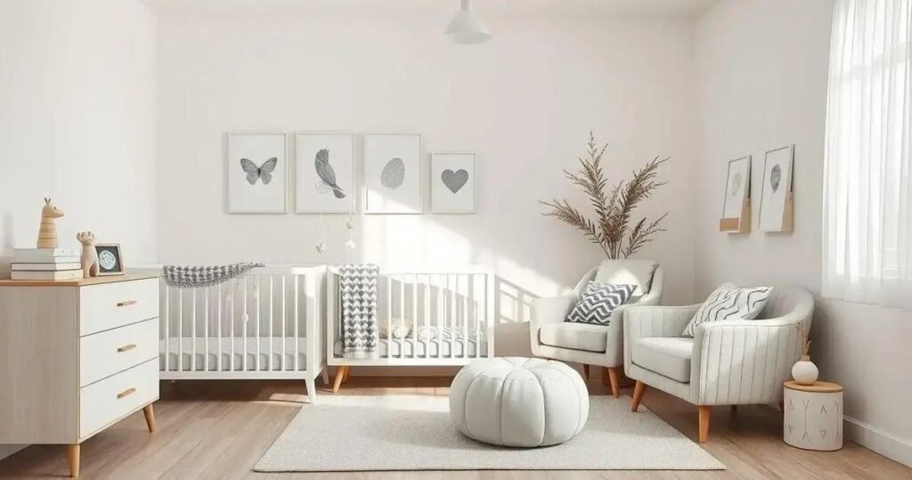 como escolher o berço ideal para quarto de bebê neutro moderno