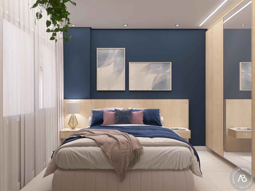 quarto de casal aconchegante