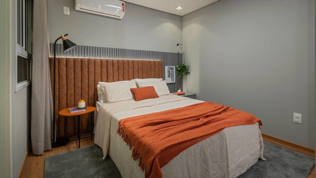 quarto de casal aconchegante vs moderno