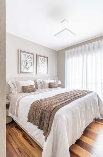 quarto de casal aconchegante vs moderno