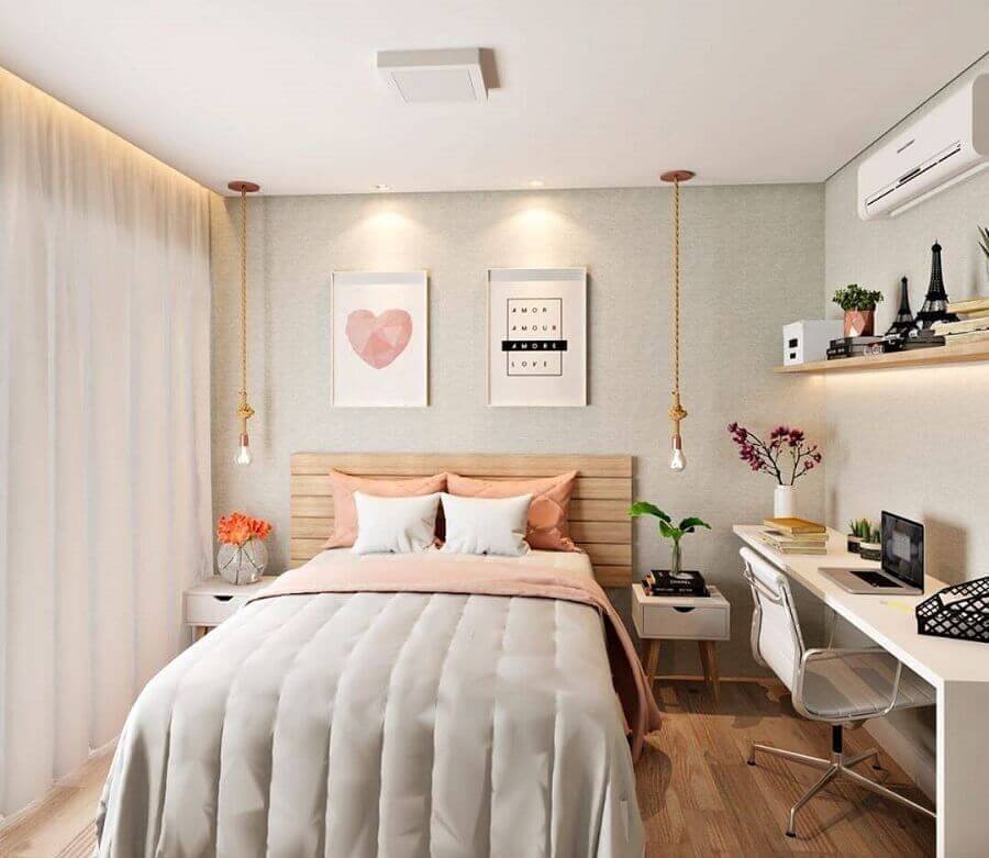 erros comuns ao montar escritorio no quarto