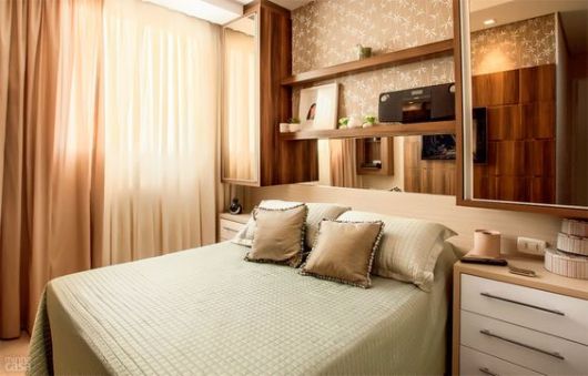 quarto de casal planejado com closet