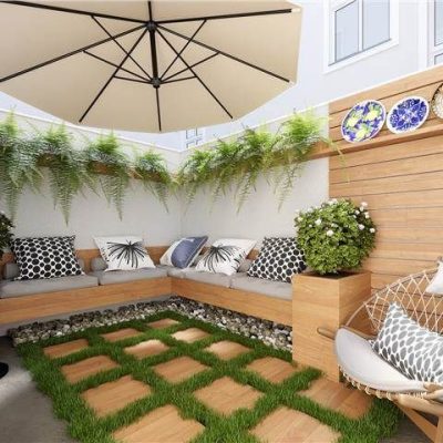 quintal simples vs quintal planejado