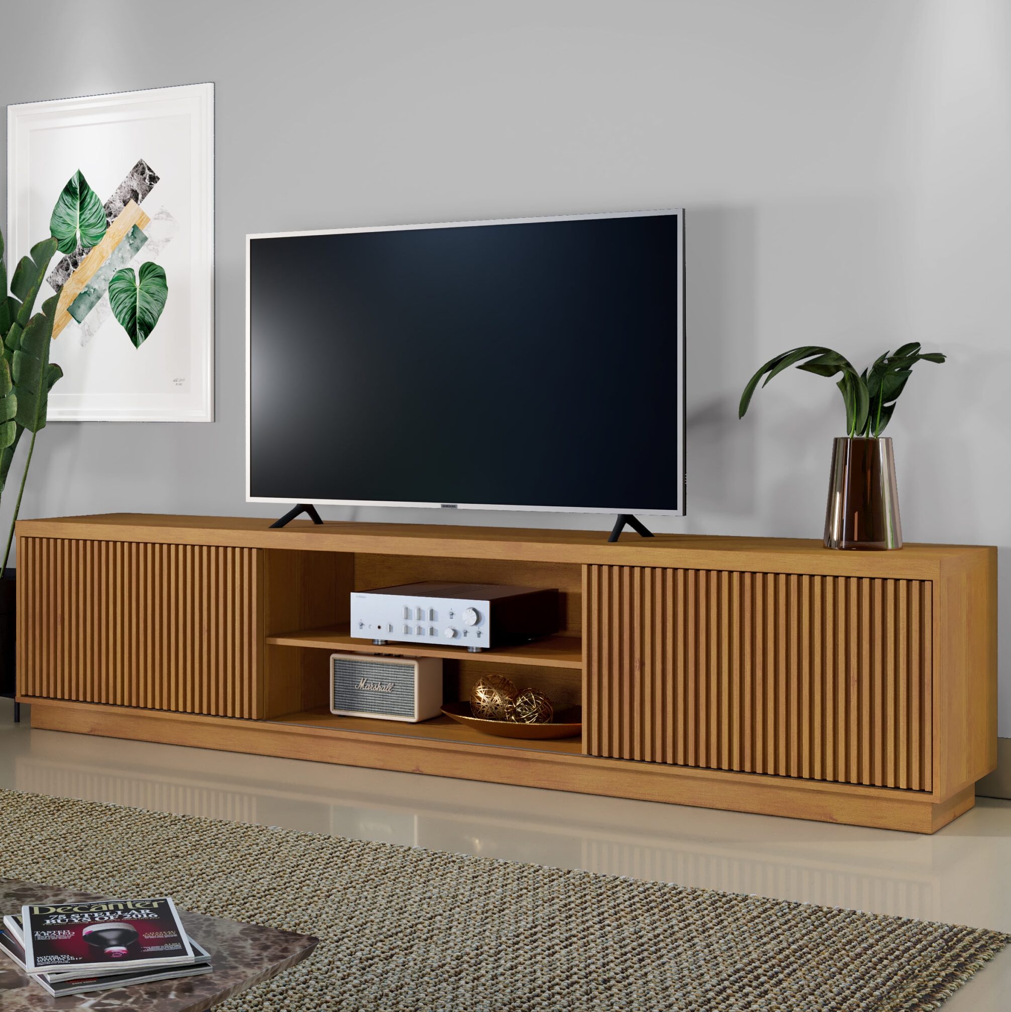 As Melhores Cores de Rack para Combinar com a Decoração da Sua Sala