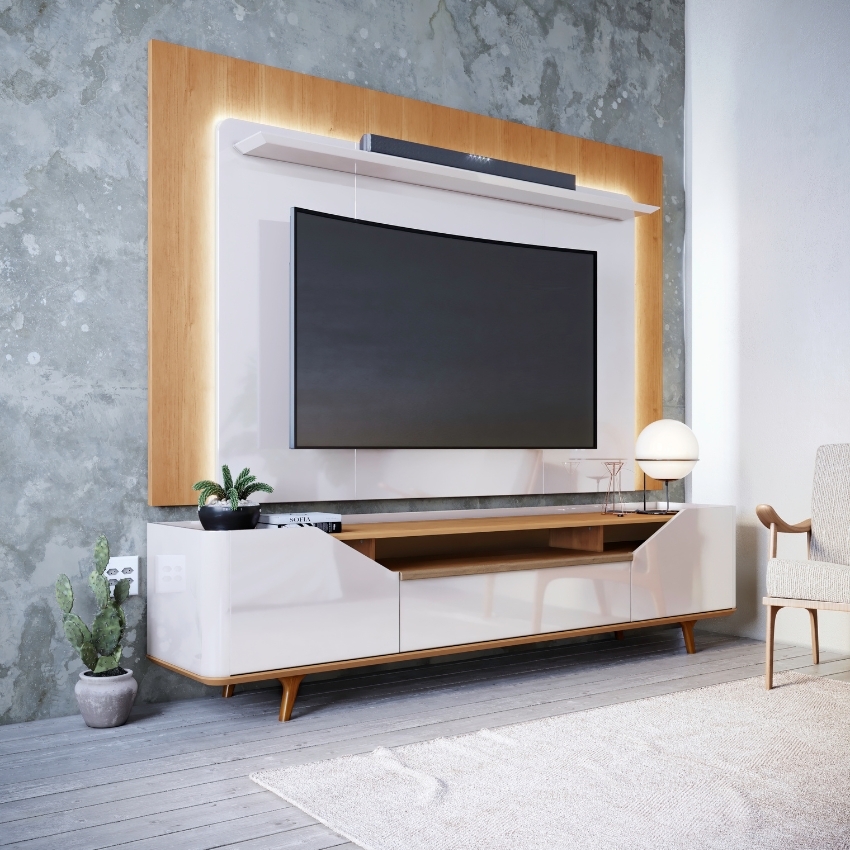 Racks com painel: a solução perfeita para salas amplas