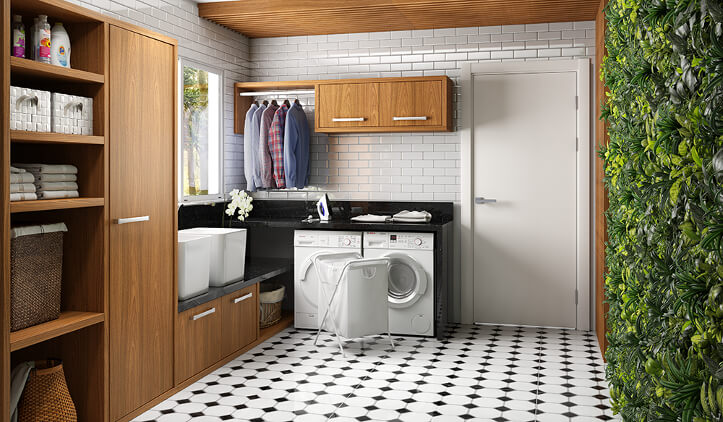 rea de servio pequena