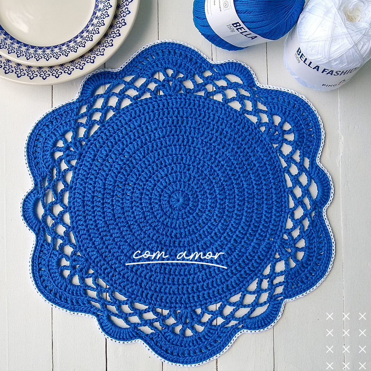 Aprenda Crochê Circular: Receita de Sousplat para Iniciantes