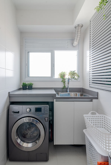 ideias de decoração para área de serviço pequena