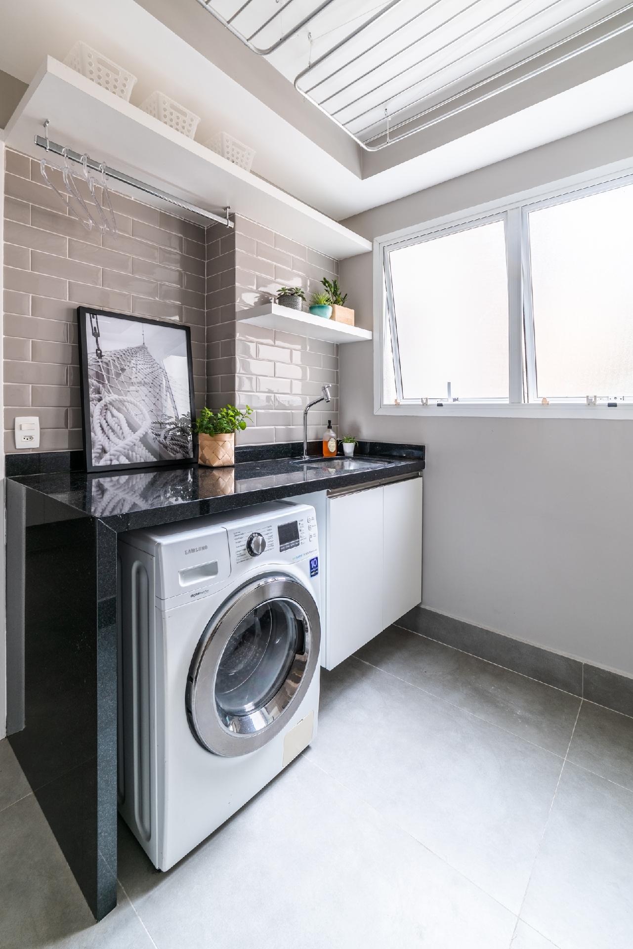 reforma área de serviço pequena vs grande