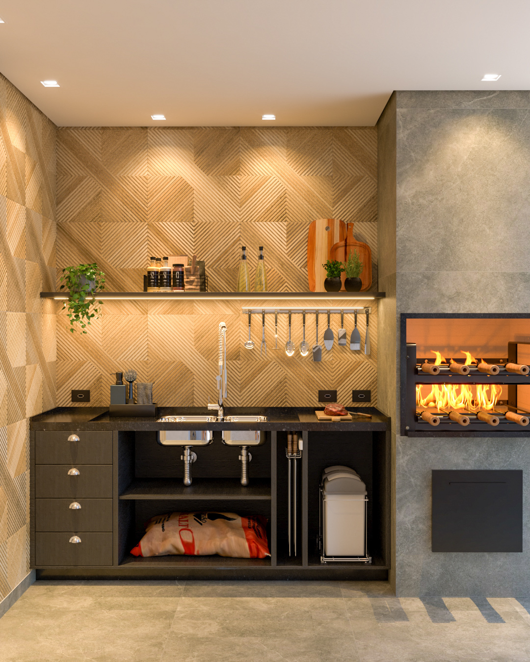 5 Ideias Criativas para Integrar a Área de Serviço com a Churrasqueira