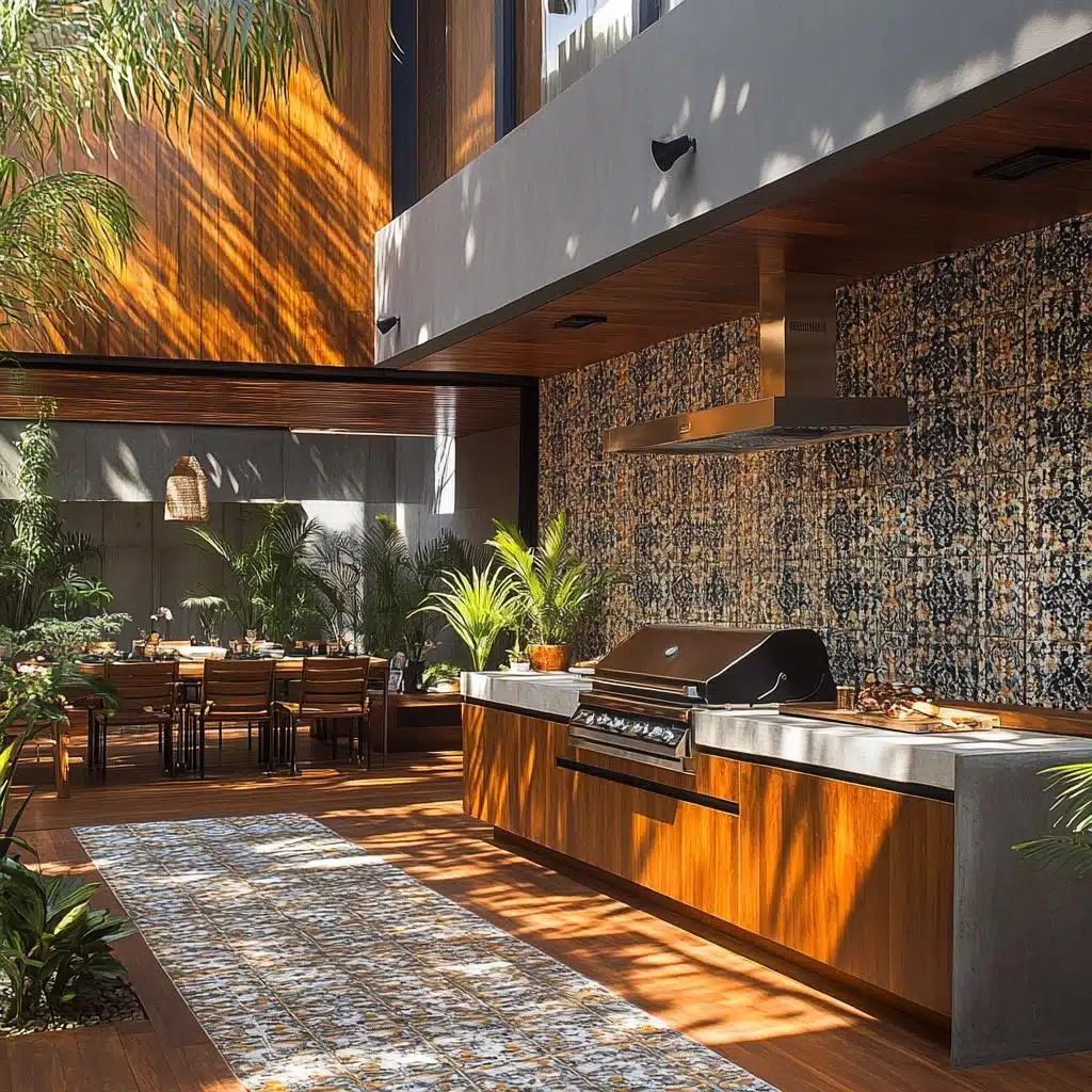 5 Ideias Criativas para Integrar a Área de Serviço com a Churrasqueira