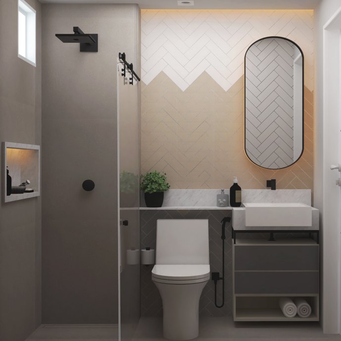 Reforma DIY: Adesivos e Papel Vinílico para Transformar seu Banheiro sem Quebra-Quebra