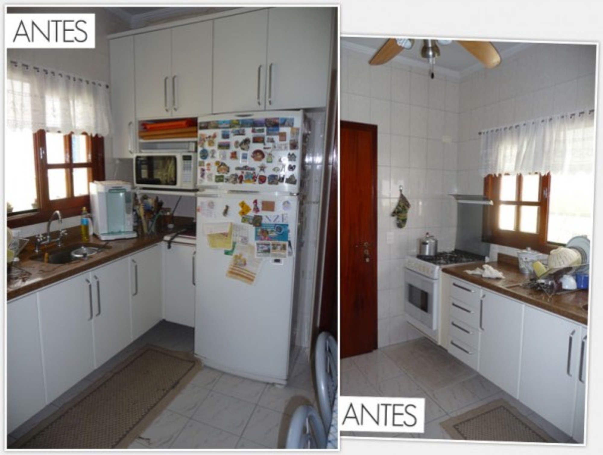 reforma de cozinha antes e depois gastando pouco
