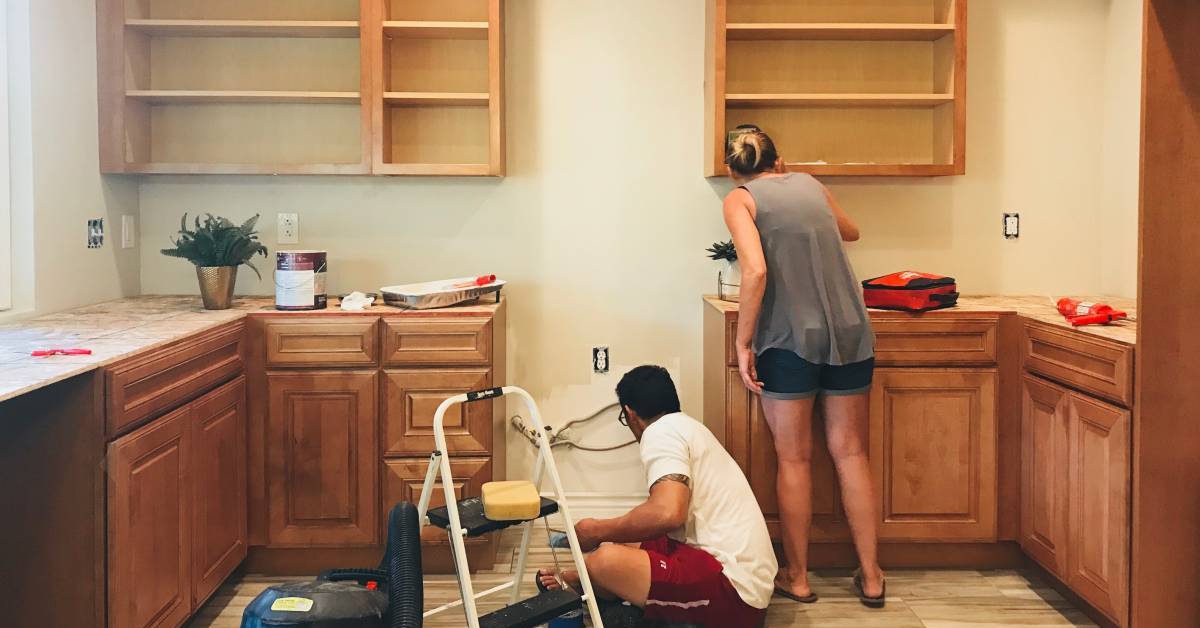 reforma de cozinha antes e depois gastando pouco