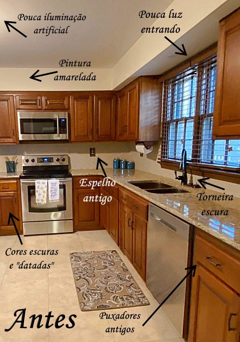 reforma de cozinha antes e depois gastando pouco