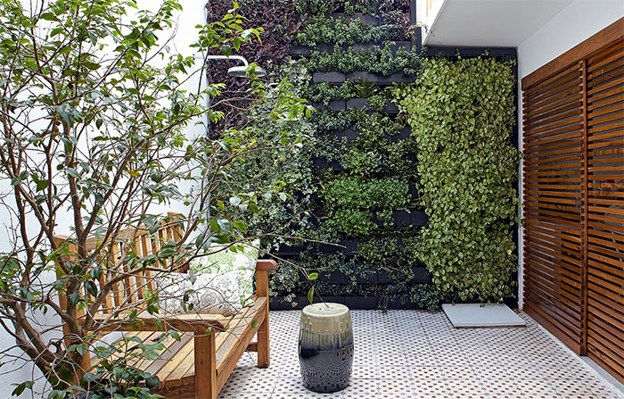 reforma de jardim vertical