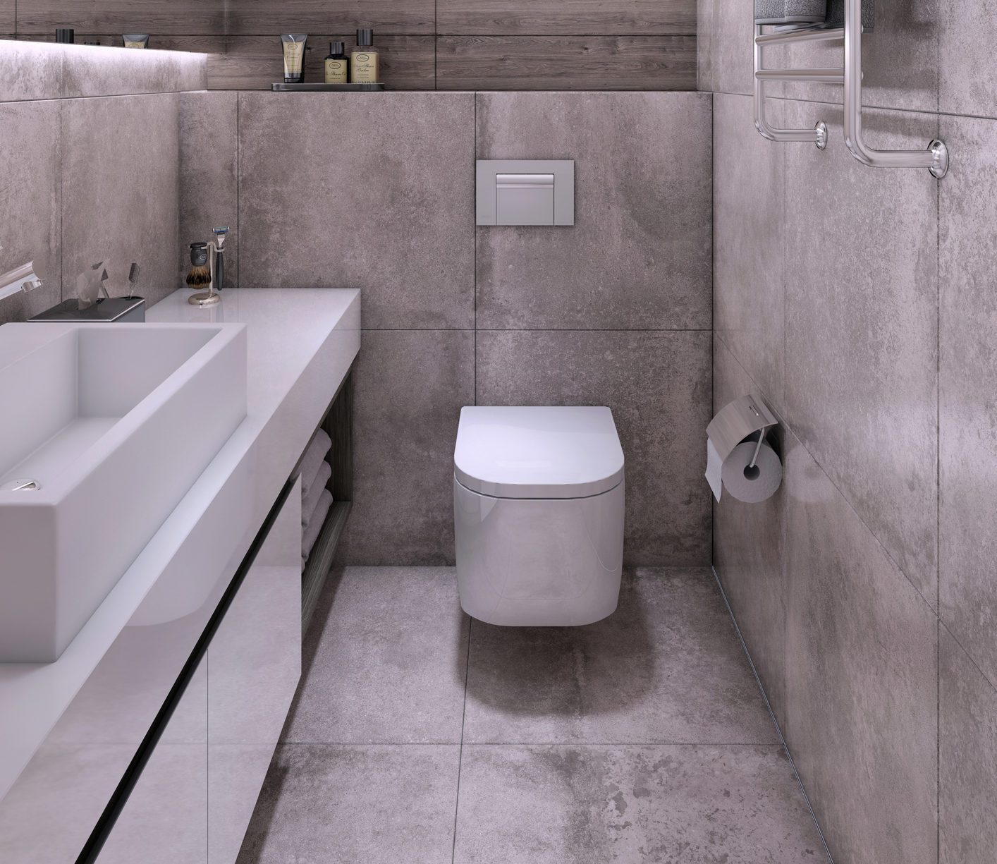 revestimentos para banheiro pequeno 4m² inspiração