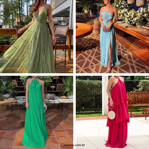 vestido para casamento de dia