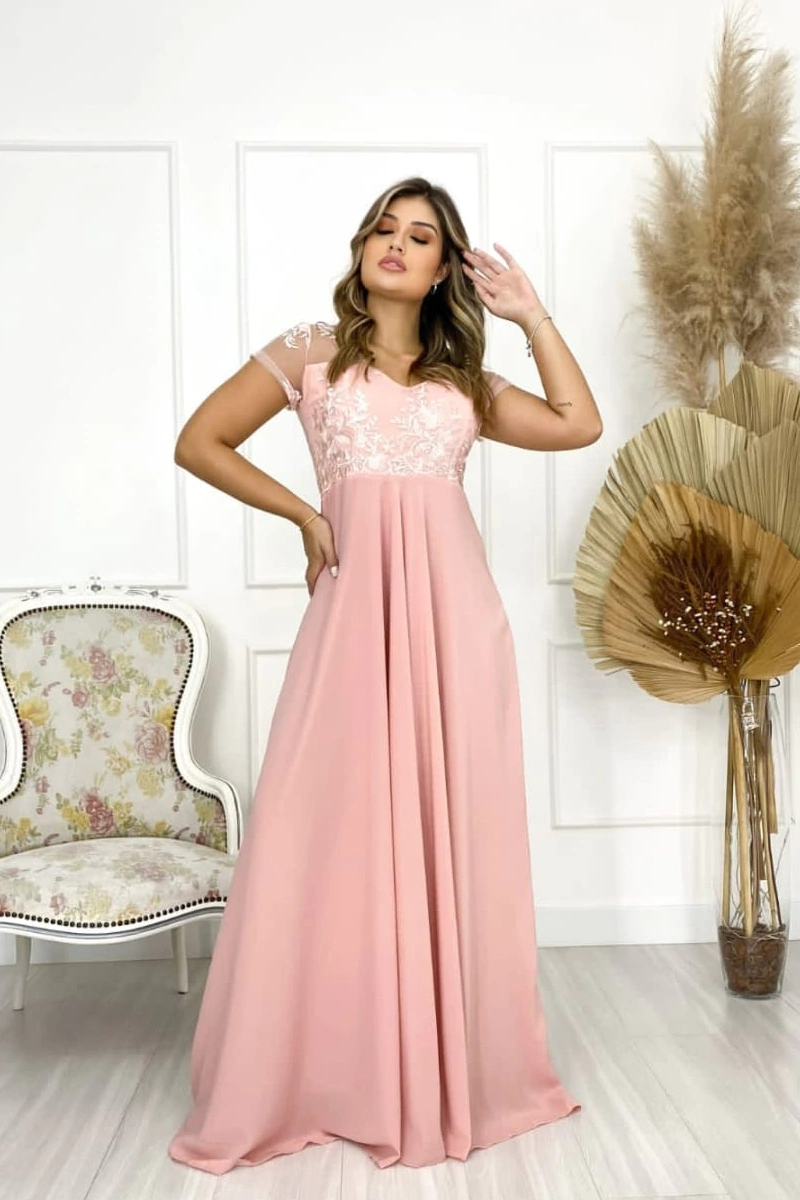 vestido midi casamento