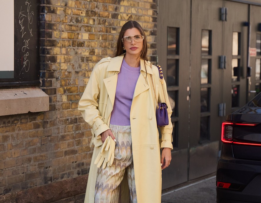 roupas em tons pasteis rosa e azul