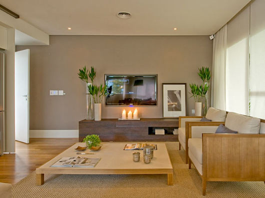 sala clean versus sala minimalista qual a diferença