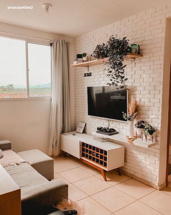 custo para decorar sala de estar clean