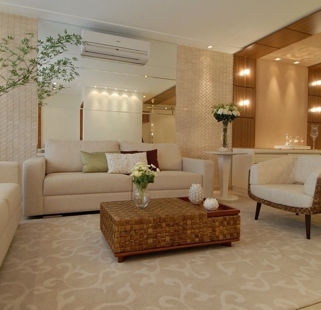 iluminação ideal para sala clean pequena