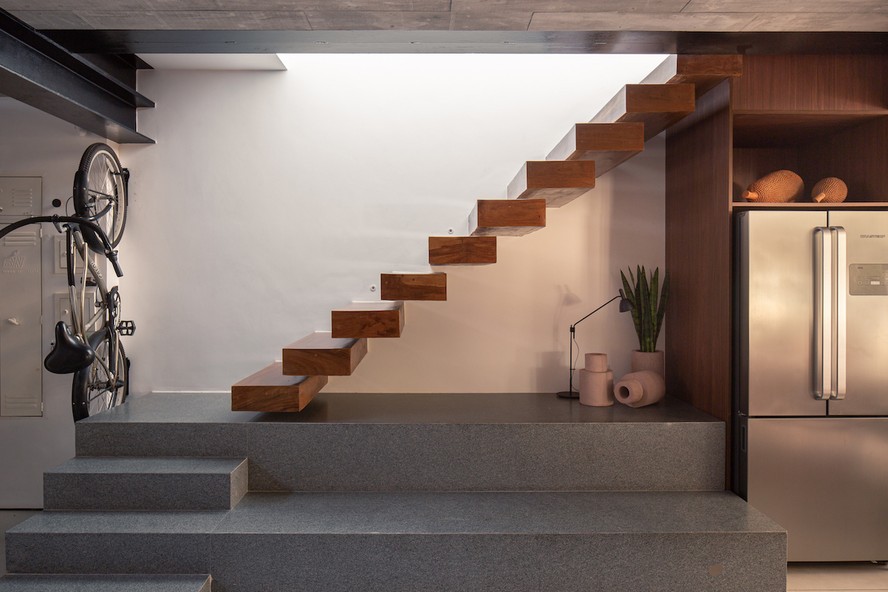 custo projeto sala com escada