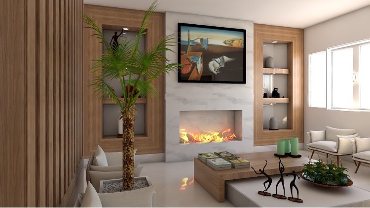 Porcelanato na Lareira: Estilos e Vantagens para sua Casa