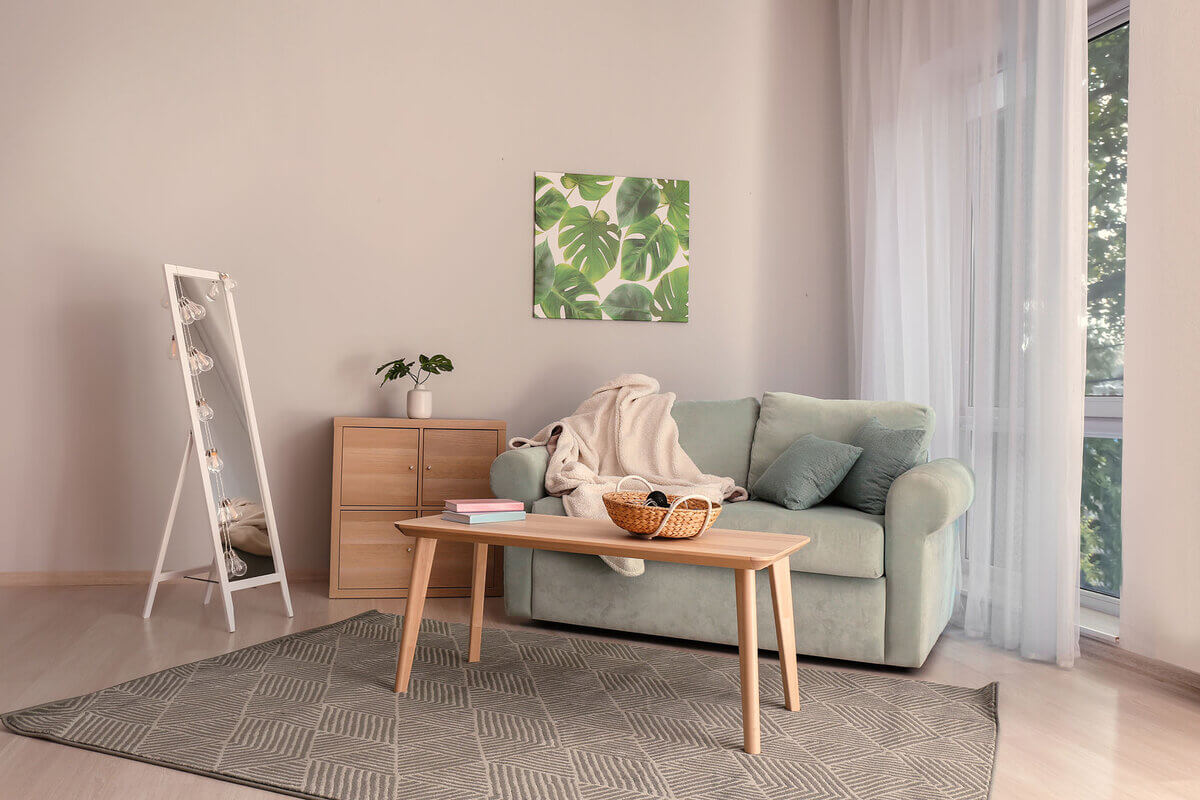 sala de estar escandinava vs sala de estar moderna