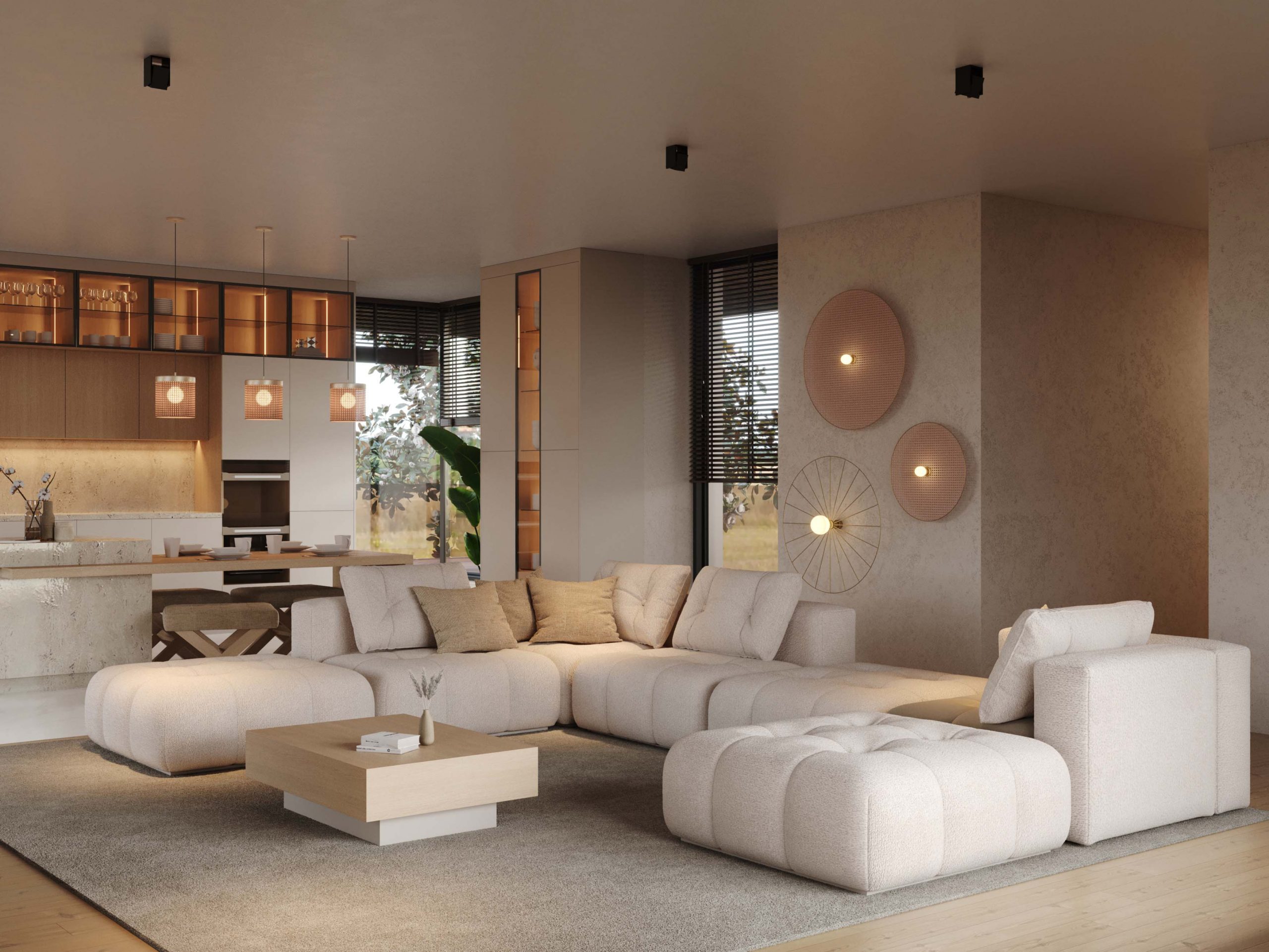 como usar tapete escandinavo na sala de estar