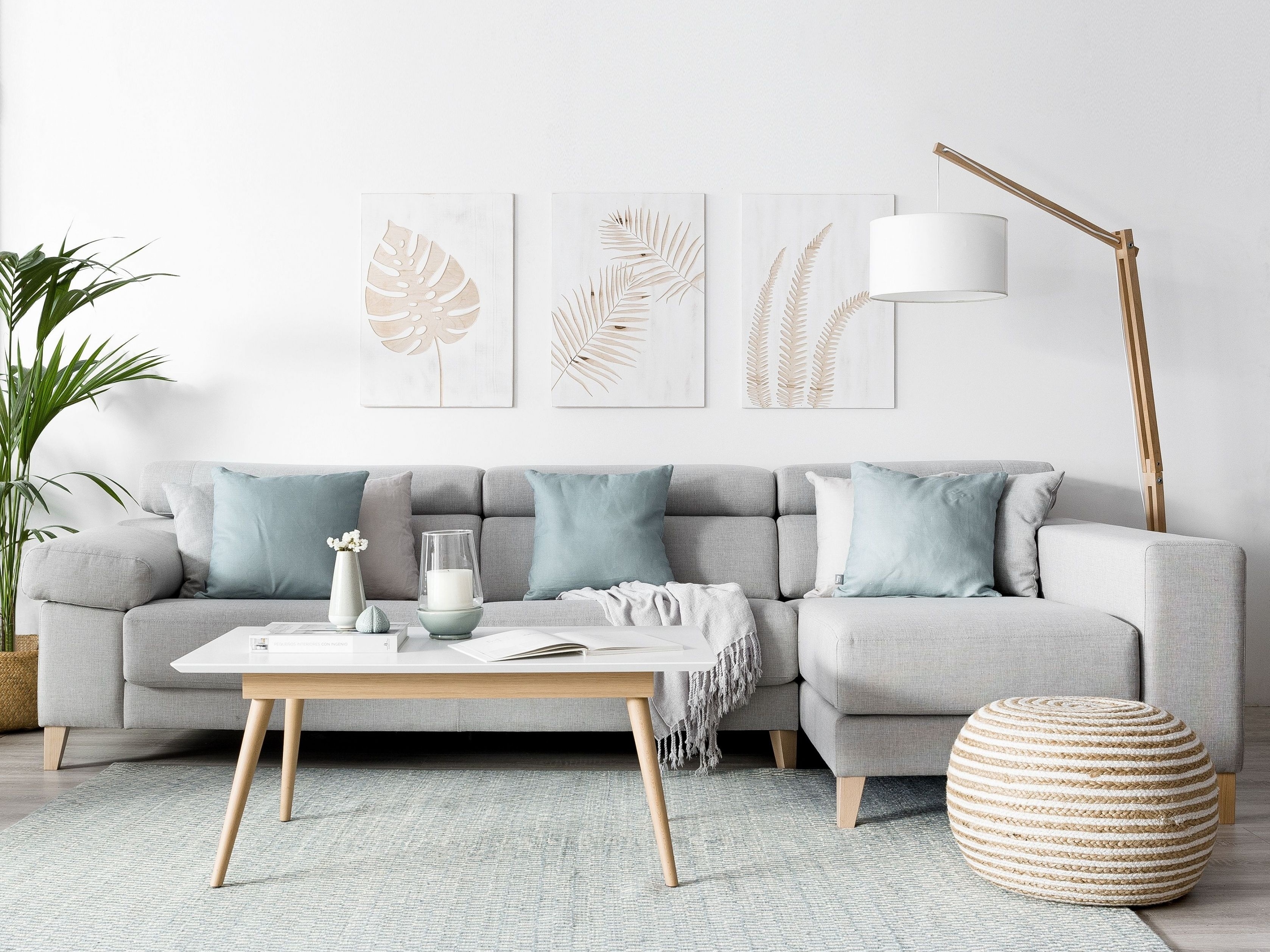 sala de estar estilo escandinavo