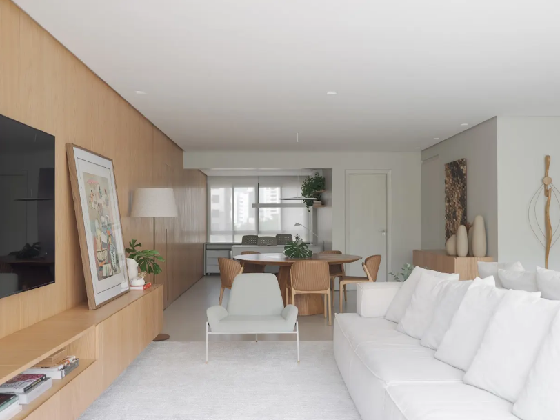 ideias de decoração sala de estar escandinava simples