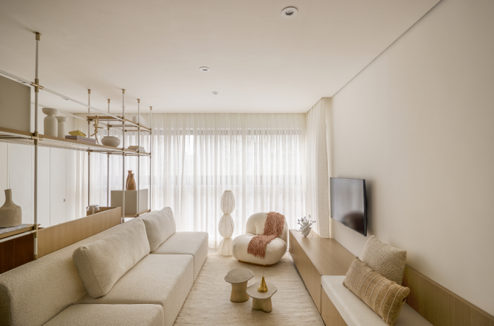 iluminação ideal sala minimalista