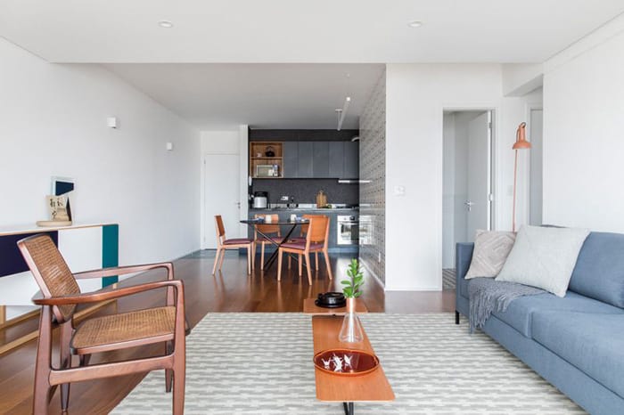 sala de estar minimalista