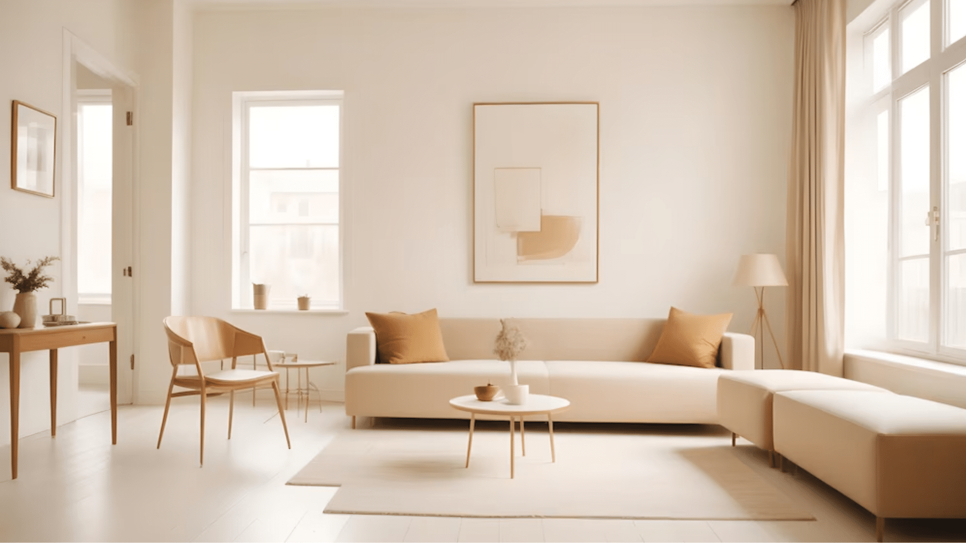 erros comuns decorar sala minimalista