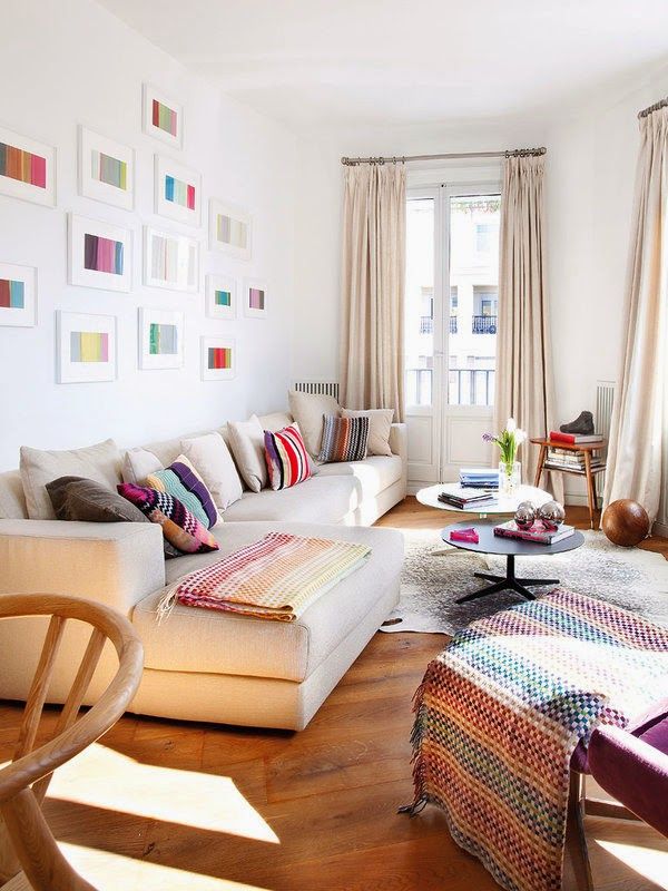 sala de estar vintage