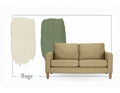 sofa bege combina com que cor