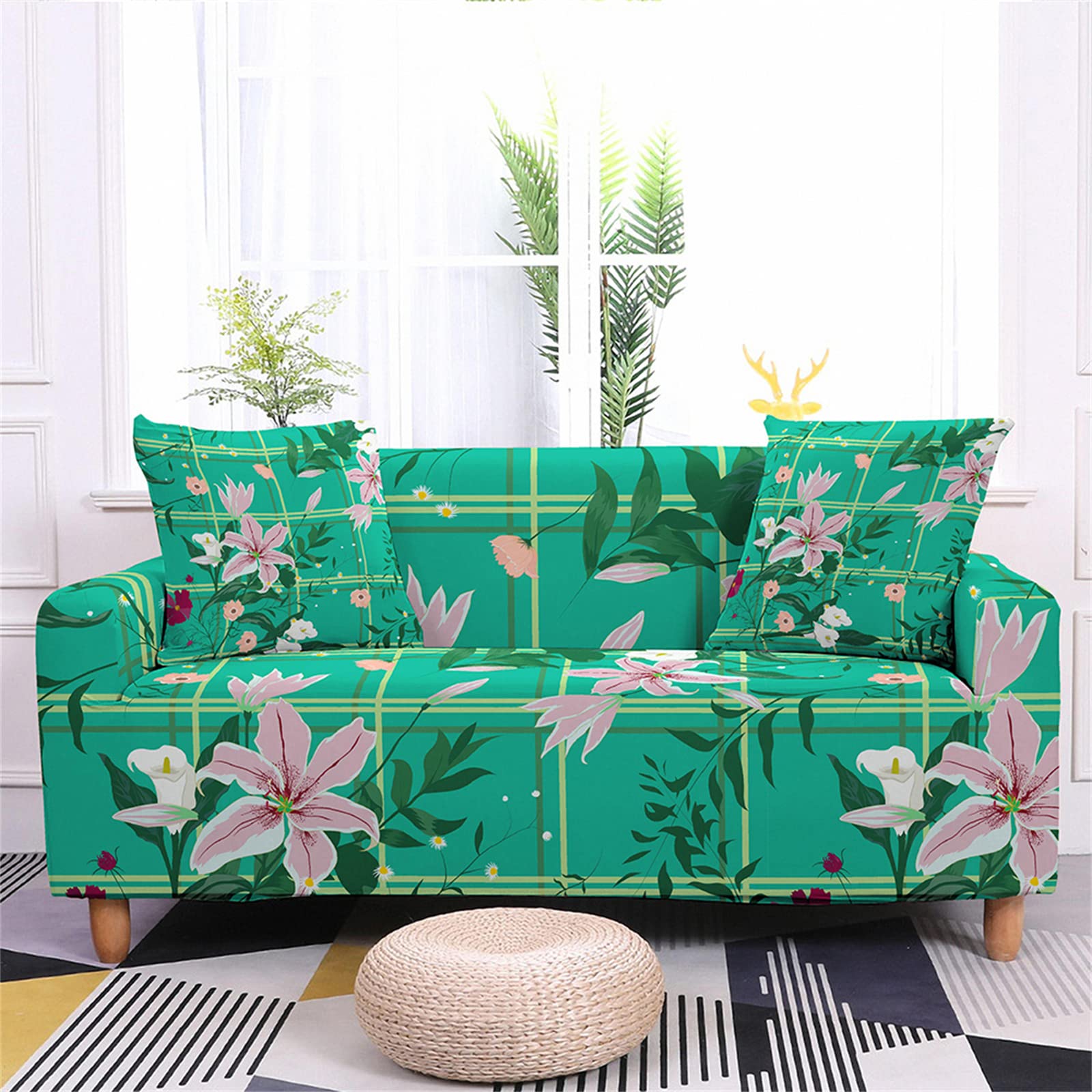 10 ideias de decoração com sofá floral para transformar sua sala